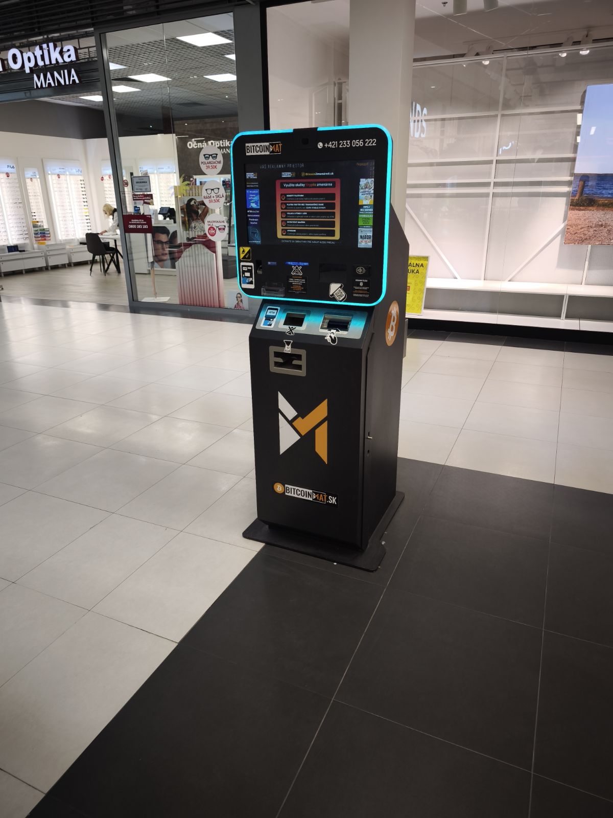 Bitcoinmat OC MAX Trenčín | Buy Bitcoin in a machine NO KYC