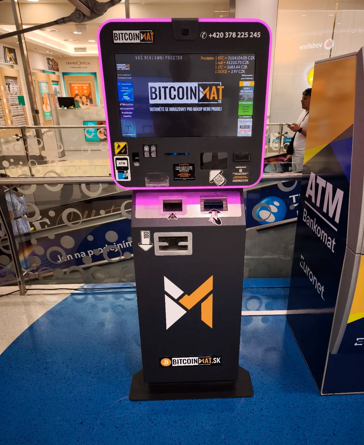 Bitcoinmat Prague New Eden | Bitcoin ATM