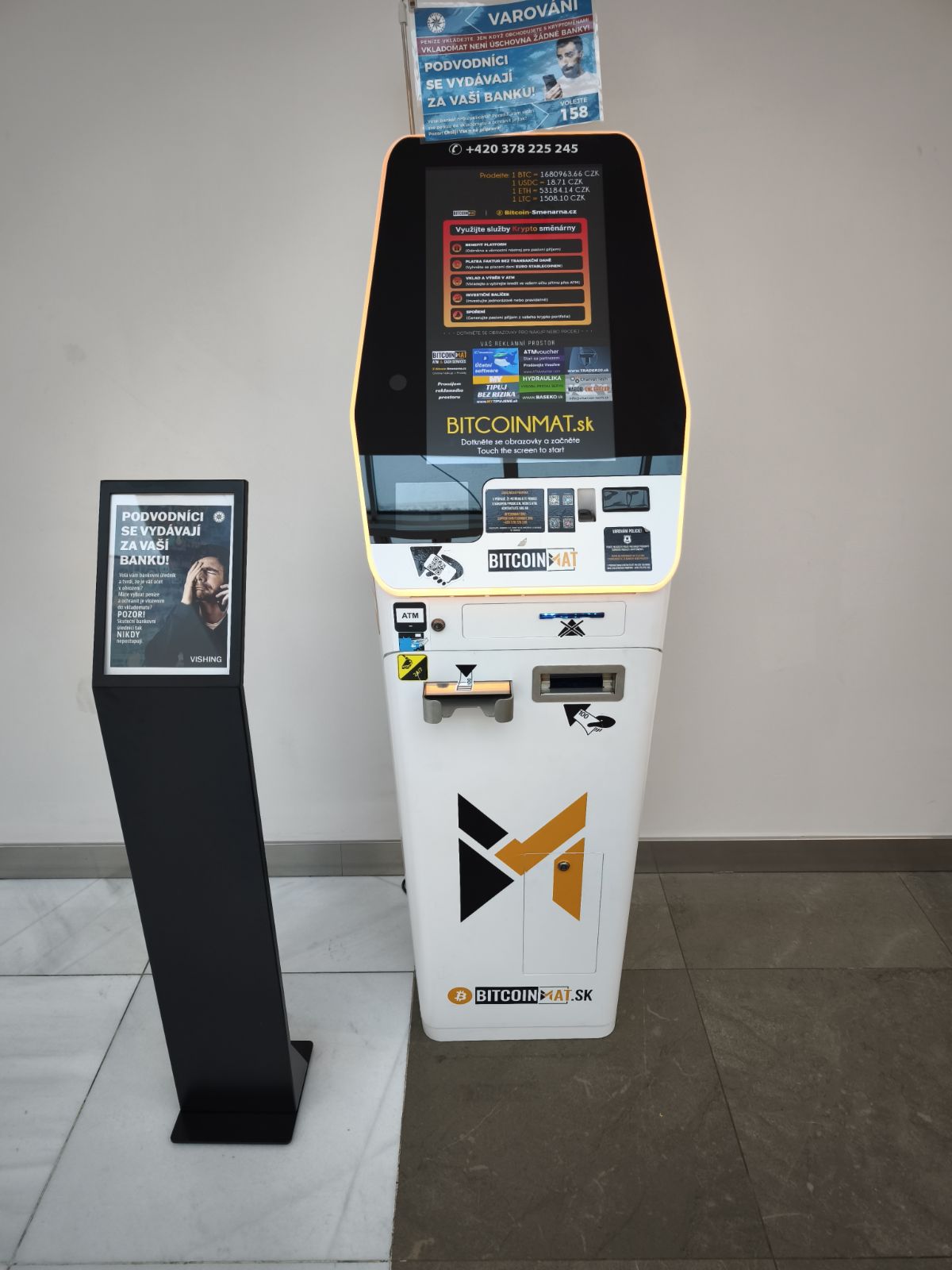 Bitcoinmat Prague | Black Bridge | Buy Bitcoin via ATM
