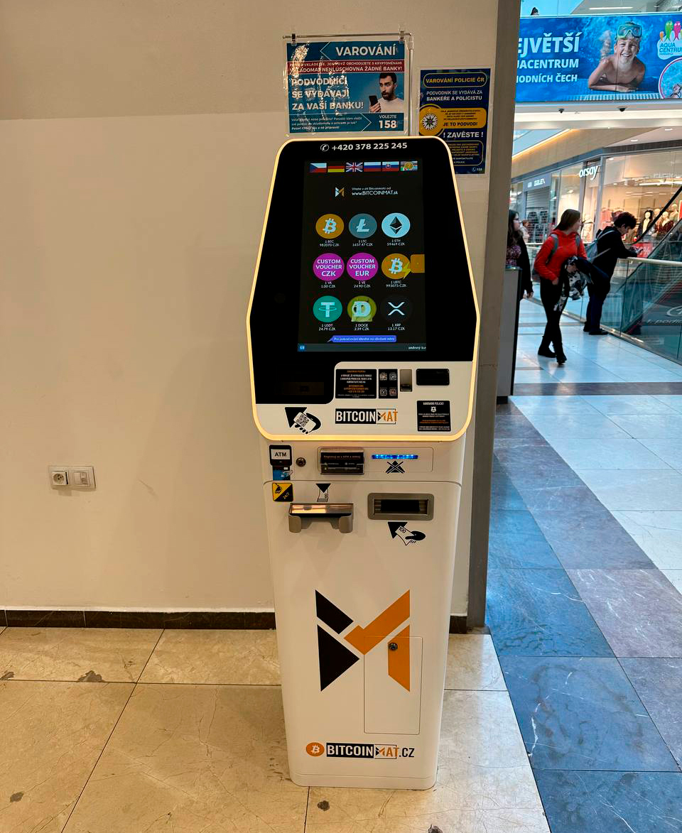 Bitcoinmat Pardubice ATRIUM | Buy Bitcoin | Sell Bitcoin